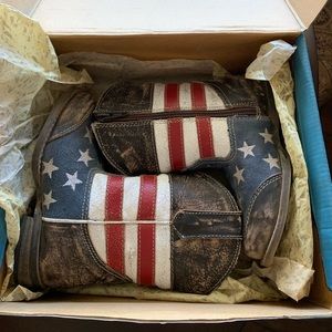 Toddler Roper American Flag Boot